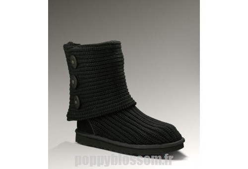 Mignon Ugg-175 Classic Cardy Noir Bottes